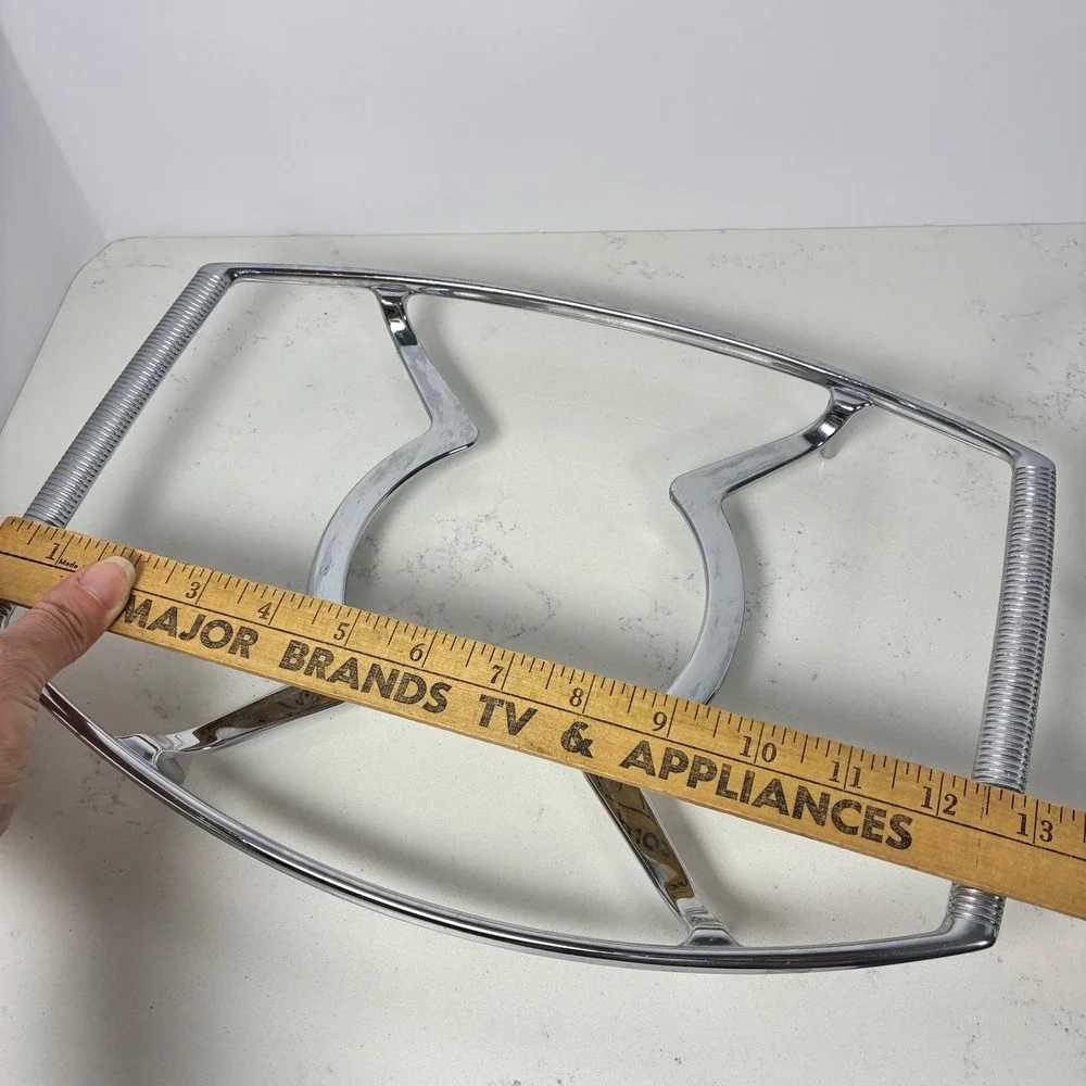 2 Corning Ware Casserole Cradles Metal Serving Trivet Carrier MCM Retro 1960/70s